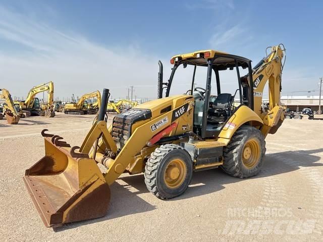 CAT 416F Товарач със заден ексватор