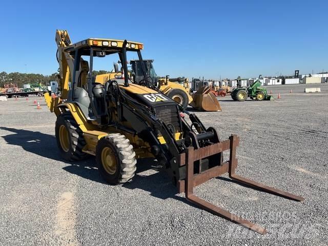 CAT 420D Товарач със заден ексватор