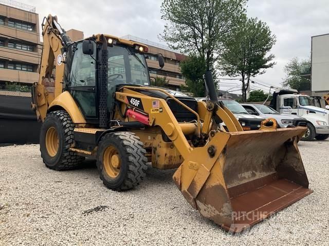 CAT 450F Товарач със заден ексватор