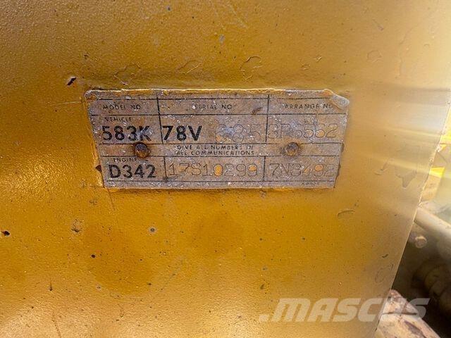 CAT 583K Тръбополагащи булдозери