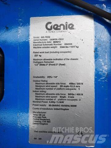 Genie GS1932 Ножични работни платформи