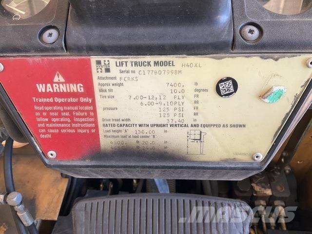 Hyster H40XL Вилични кари-повдигачи - други
