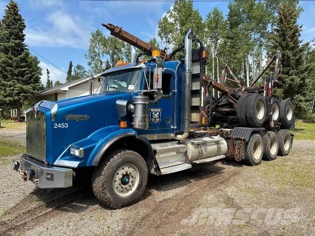 Kenworth T800 За превоз на дървени трупи