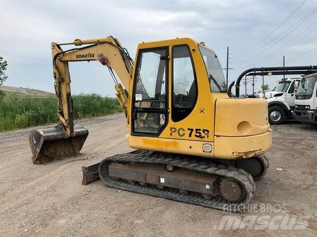 Komatsu PC75R Верижен екскаватор