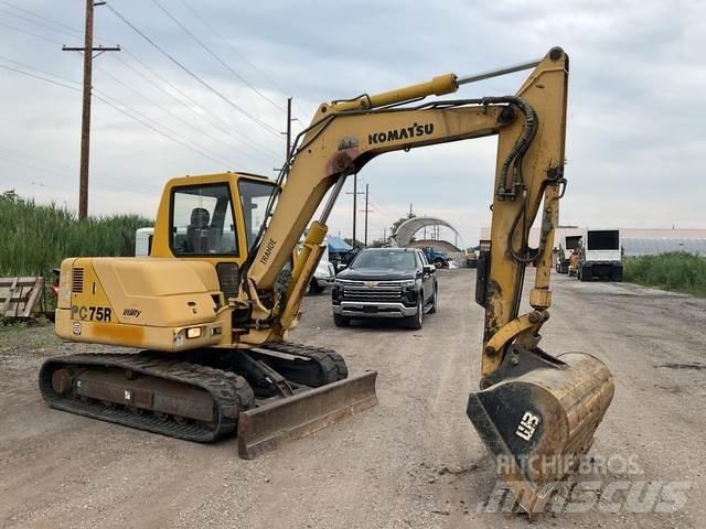 Komatsu PC75R Верижен екскаватор