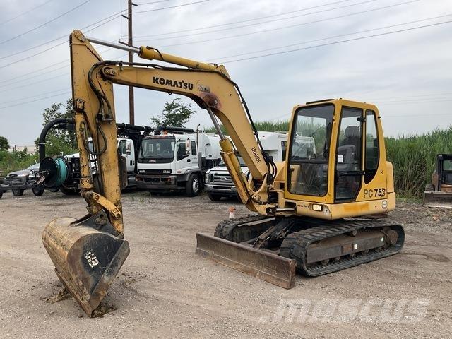 Komatsu PC75R Верижен екскаватор
