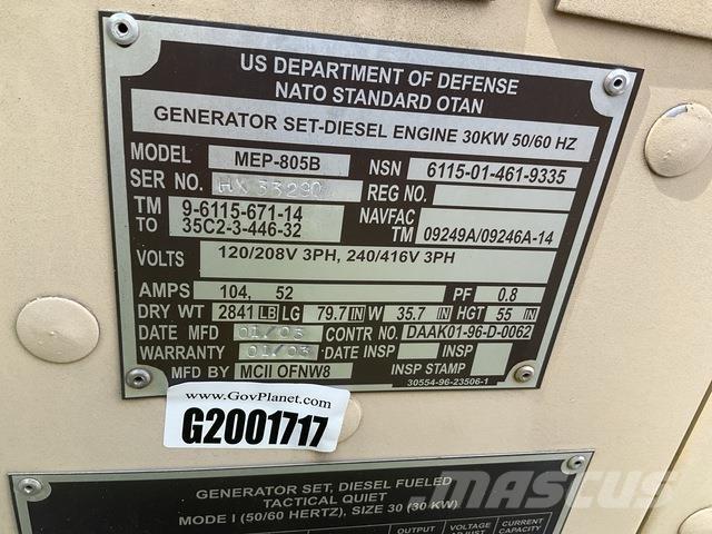  MCII MEP-805B Дизелови генератори
