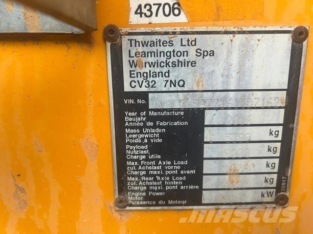 Thwaites  Странични самосвали