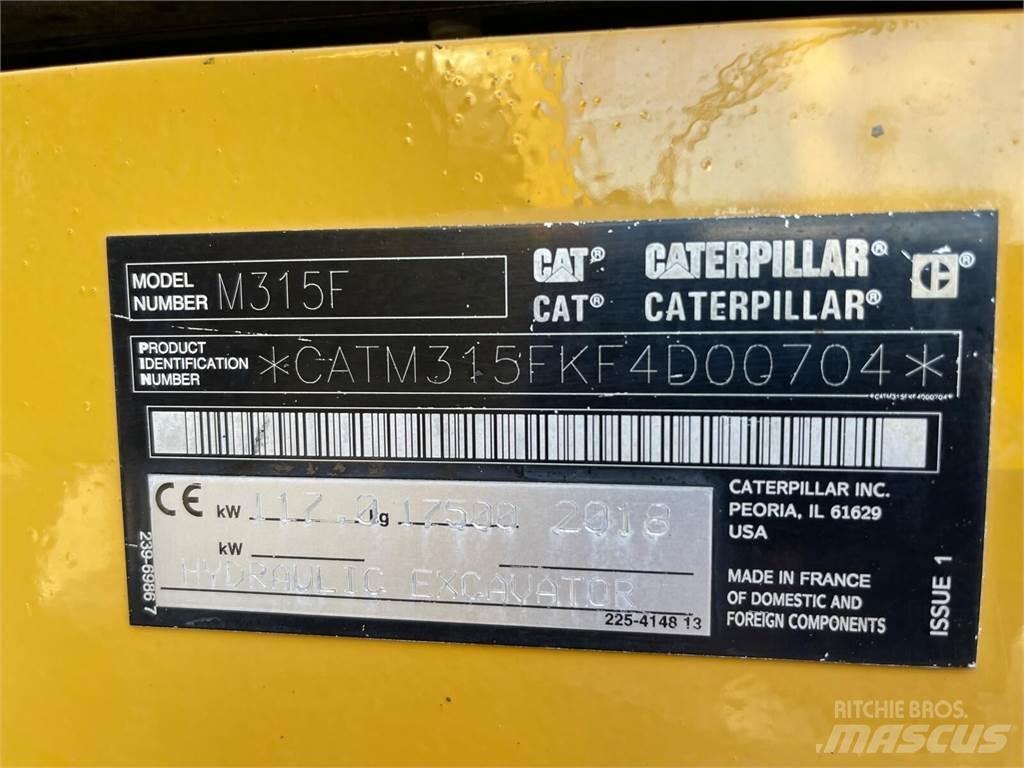 CAT M315F Колесни екскаватори