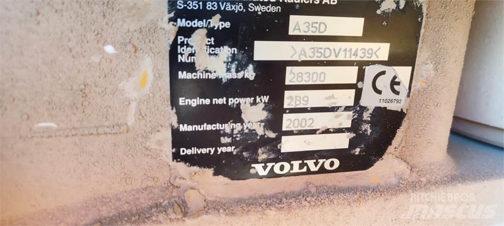 Volvo A35D Дъмпери/моторни превозни средства