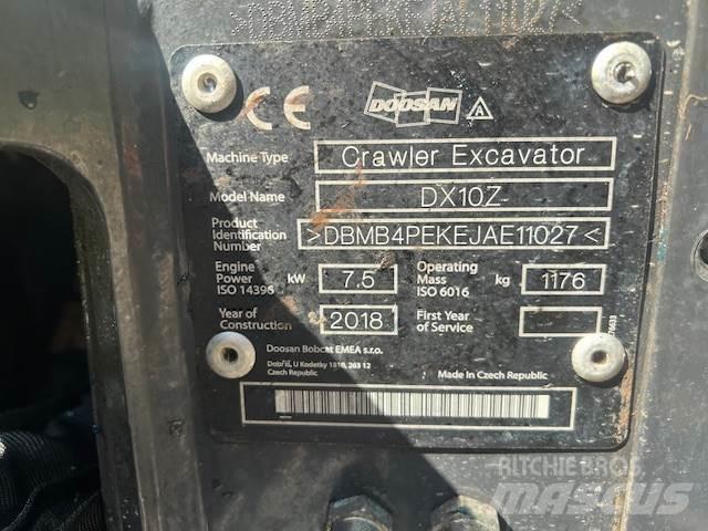 Doosan DX10Z Средни екскаватори 7т - 12т
