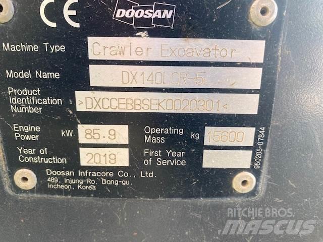 Doosan DX140LCR Верижен екскаватор