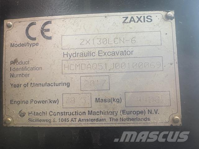 Hitachi ZX130-6 Верижен екскаватор