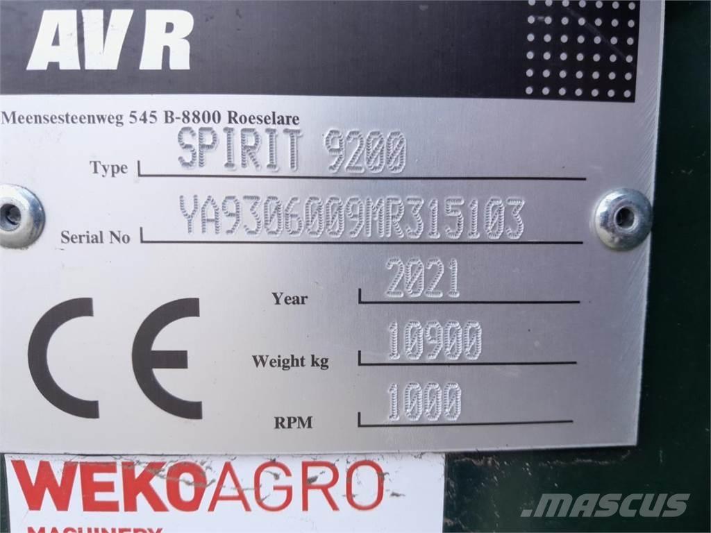 AVR SPIRIT 9200 Комбайни за картофи и копачи