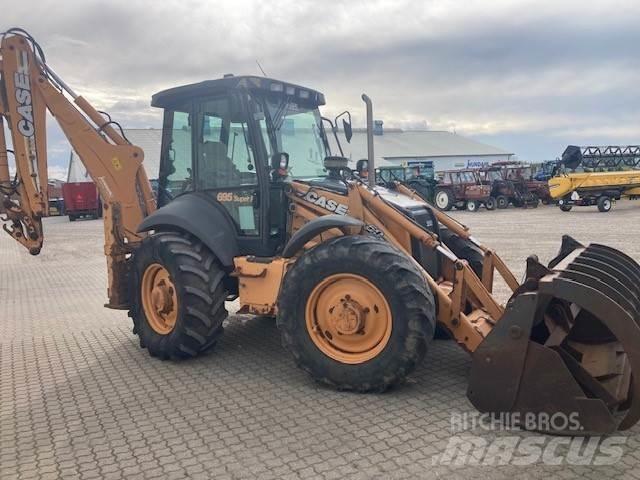CASE 695 SUPER R Товарач със заден ексватор