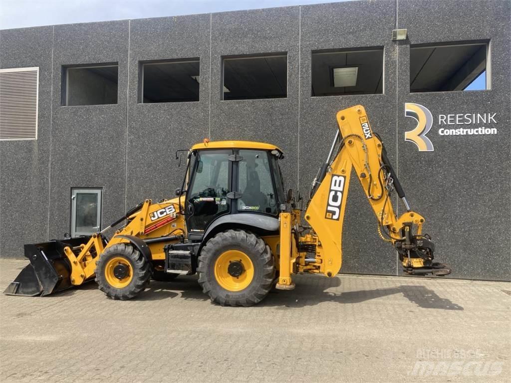 JCB 3CX Товарач със заден ексватор