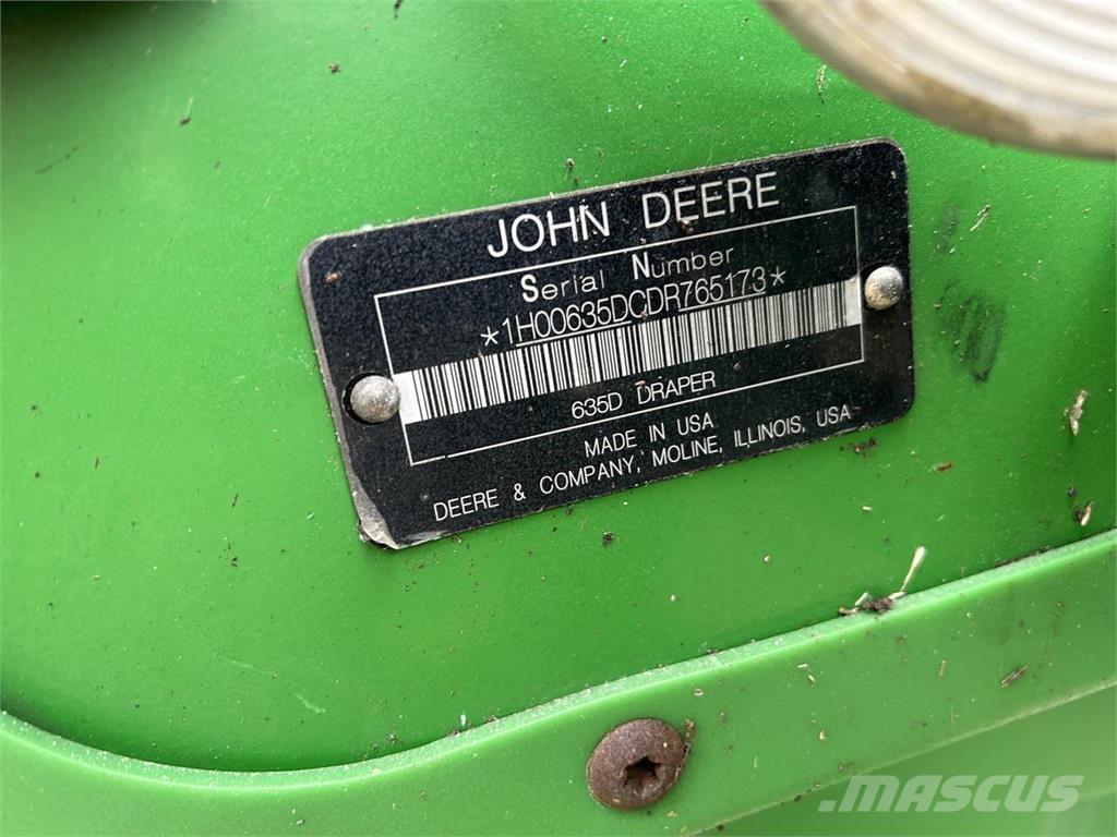 John Deere 635D Глави за комбайн