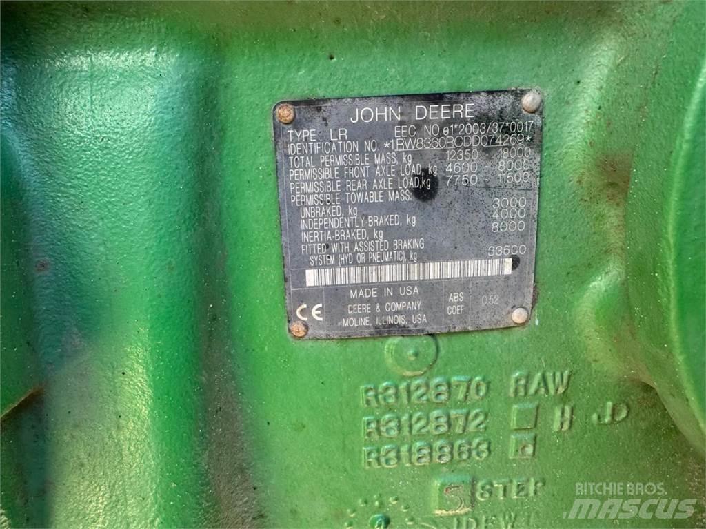 John Deere 8360R Трактори