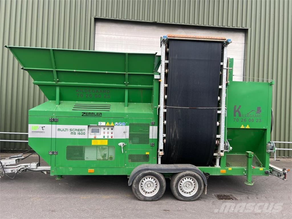 Zemmler MS1600 Сортировъчно оборудване -> Оборудване за сортиране на отпадъци
