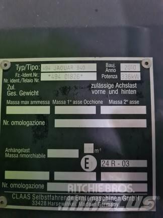 CLAAS JAGUAR 940 Фуражни комбайни