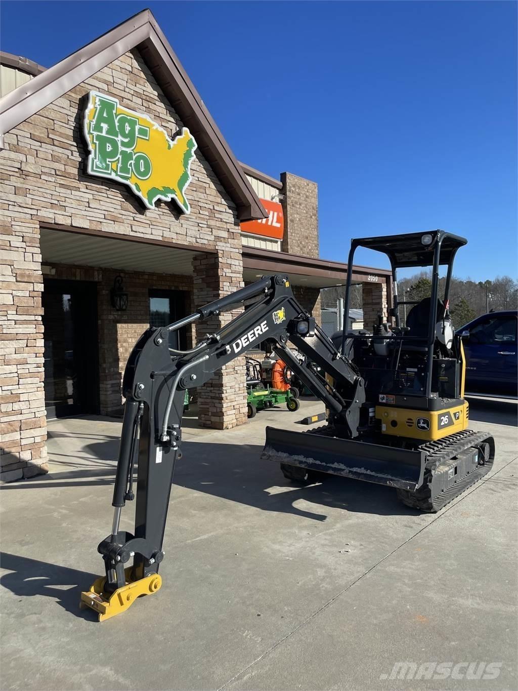 John Deere 26 P Мини екскаватори < 7 т