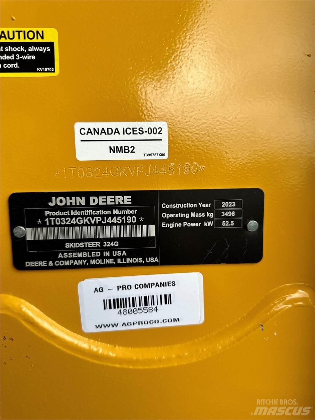 John Deere 324G Мини товарачи

