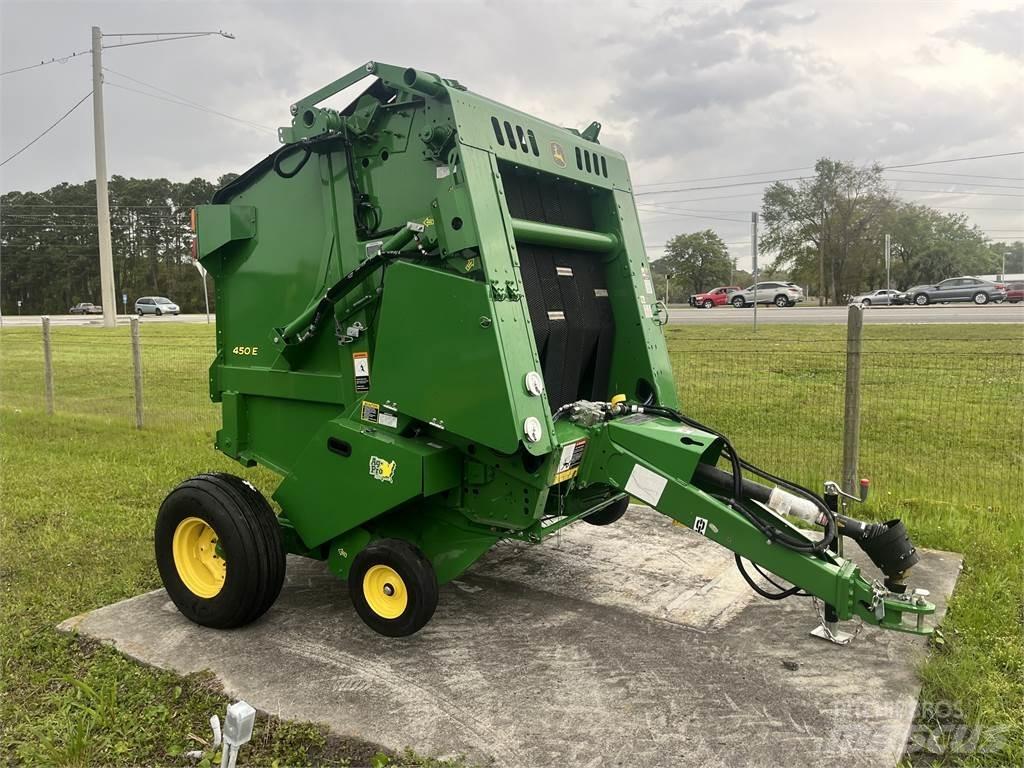 John Deere 450E Сламопреси за кръгли бали
