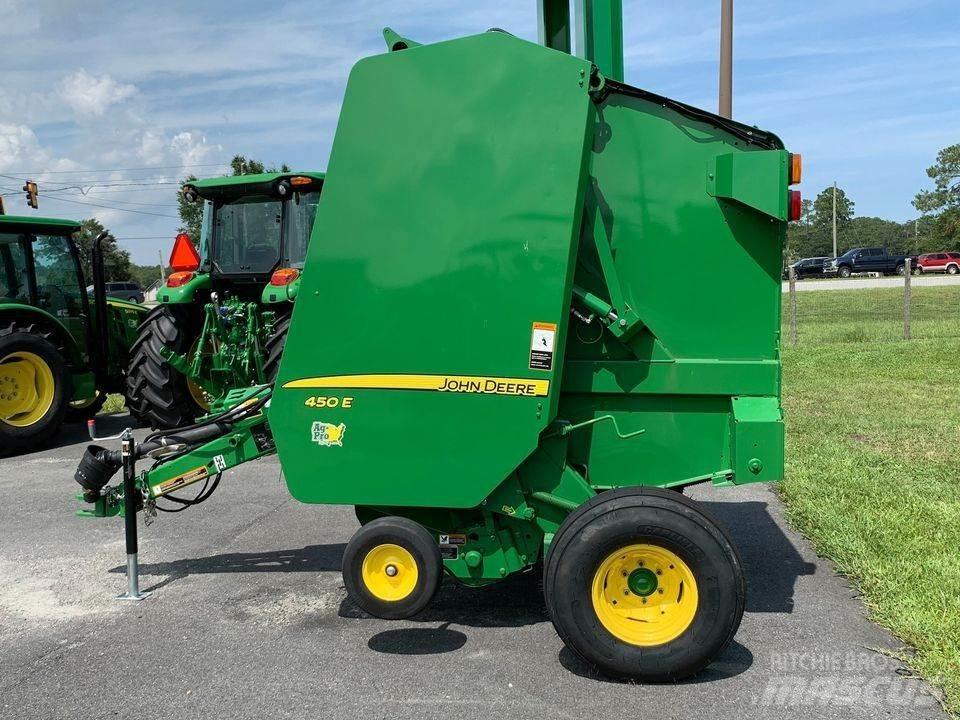 John Deere 450E Сламопреси за кръгли бали
