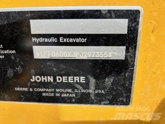John Deere 60G Мини екскаватори < 7 т