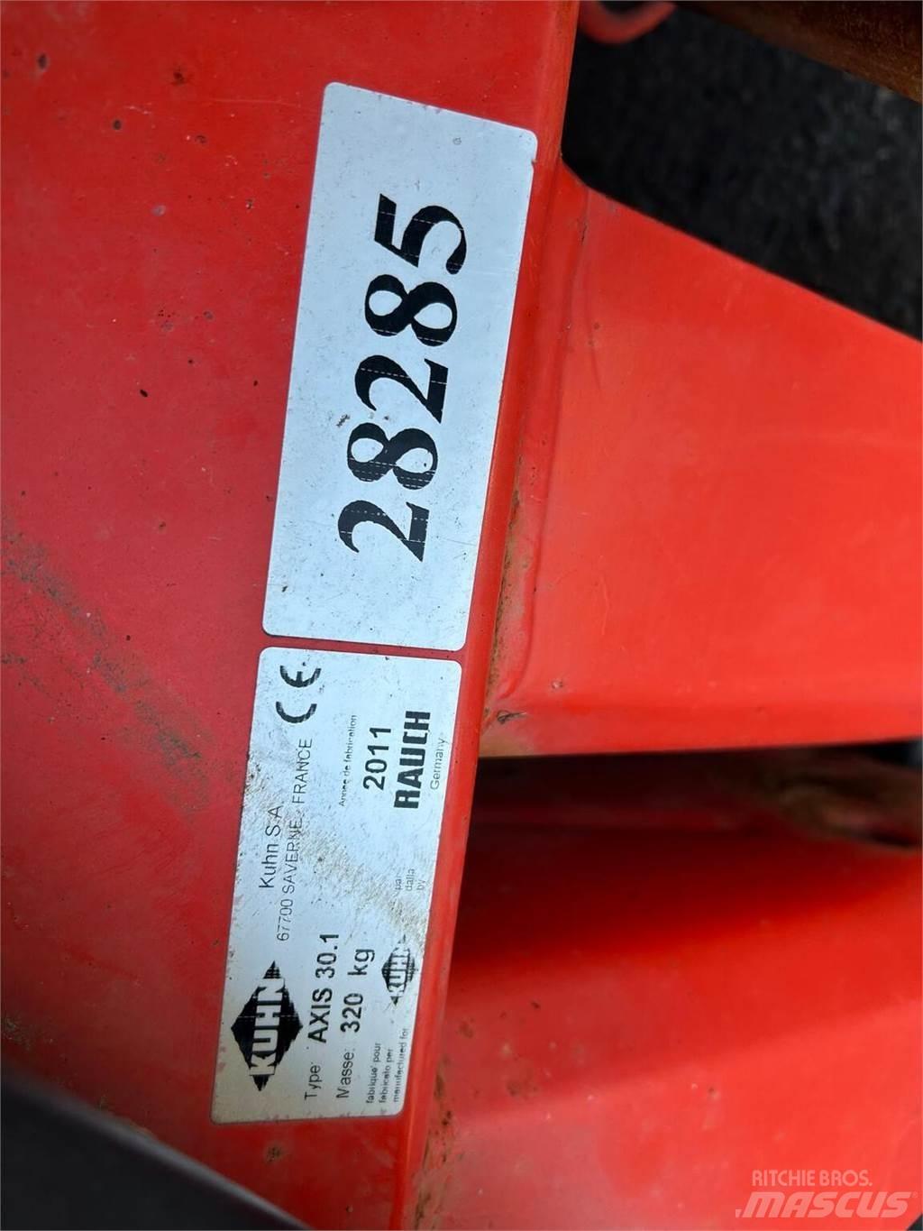 Kuhn Axis 30.1 Минерални приспособления за разширяване на струята