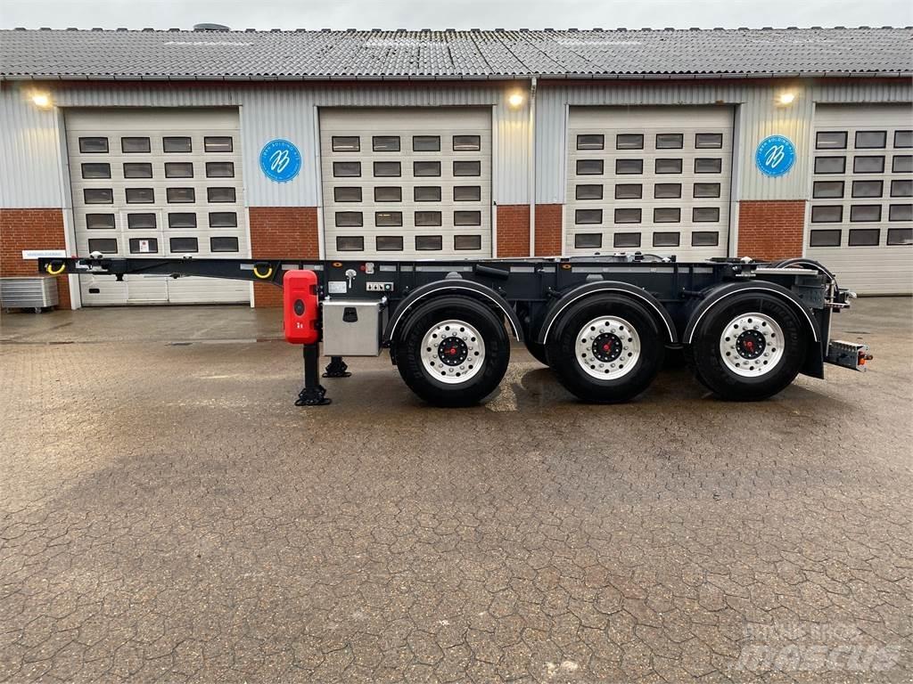 B-xl 20 fods Скелетни полуремаркета

