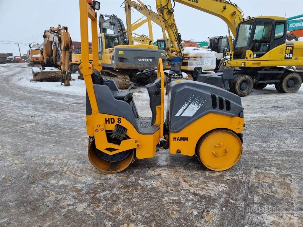 Hamm HD8CW Двойни барабанни ролки
