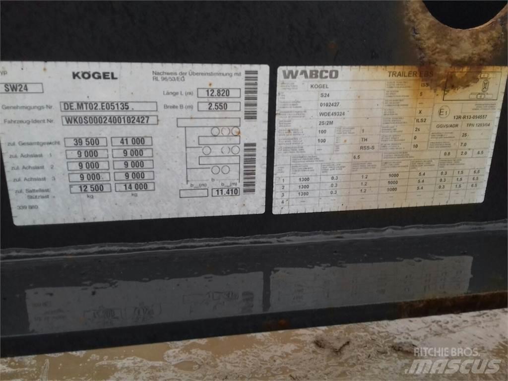 Kita SW24 Контейнерни полуремаркета