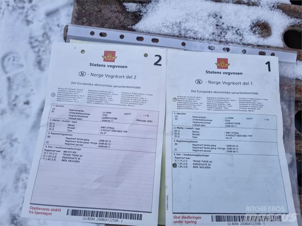 Krone ISTRAIL Полуремаркета със скипов подемник