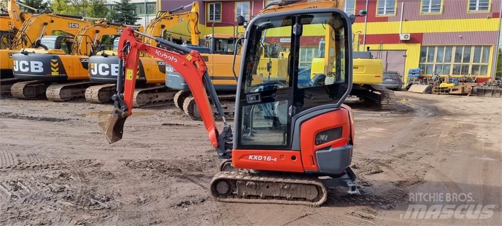 Kubota KX 016-4 Мини екскаватори < 7 т