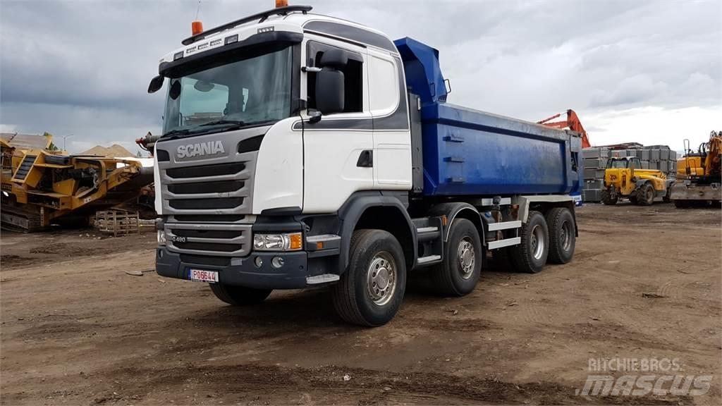 Scania G 490 Камиони със скипов подемник