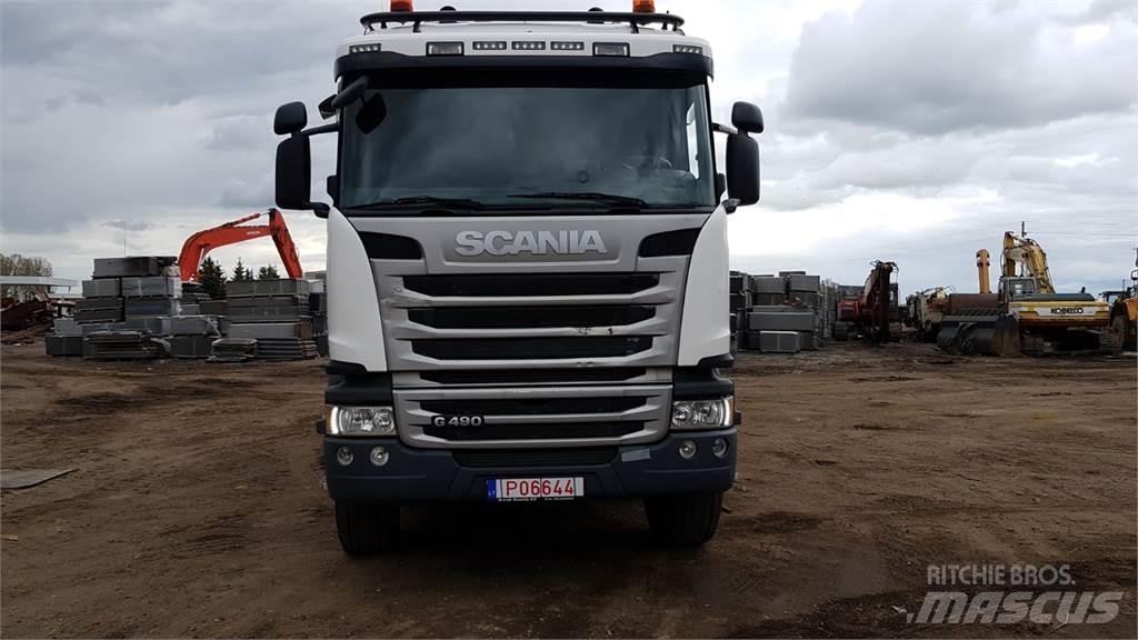 Scania G 490 Камиони със скипов подемник