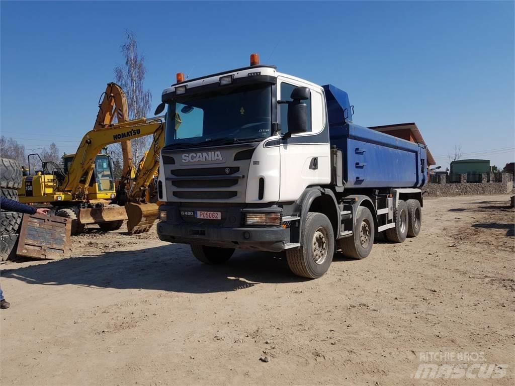 Scania G480 8x4 Камиони със скипов подемник