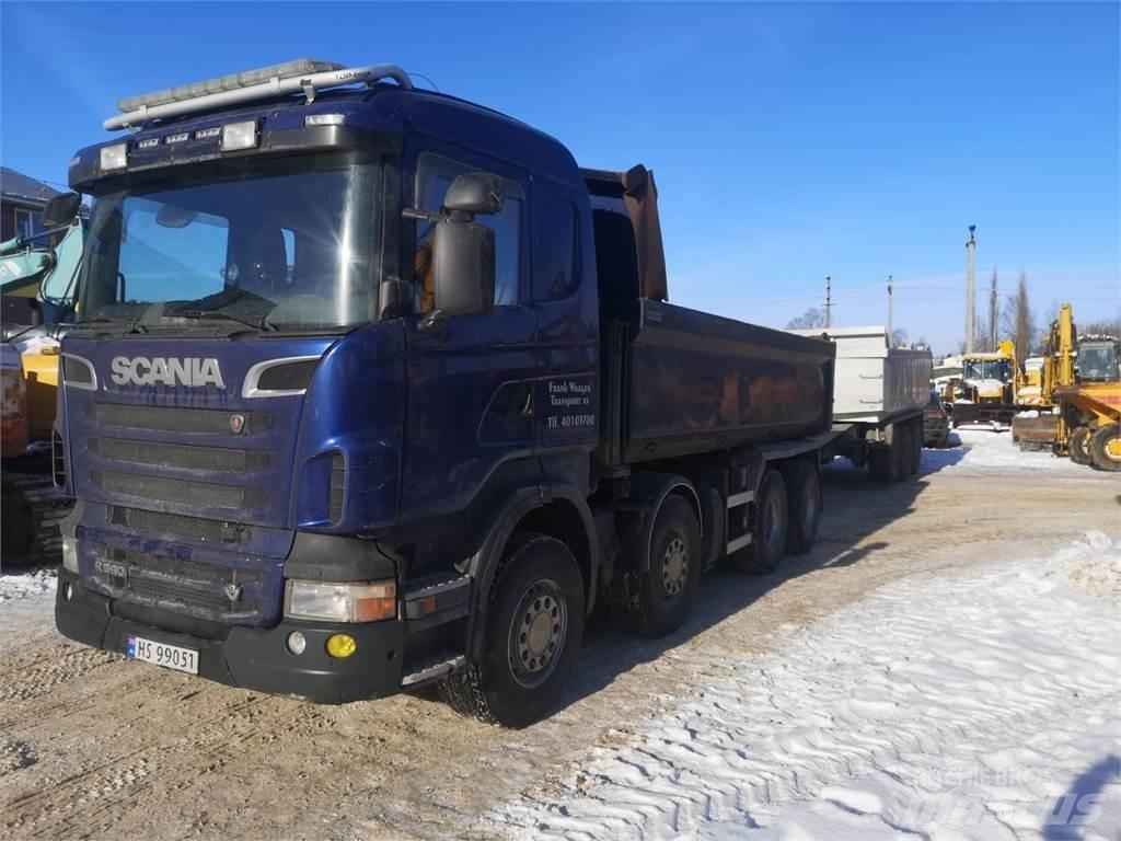 Scania R560 8x4 Камиони със скипов подемник