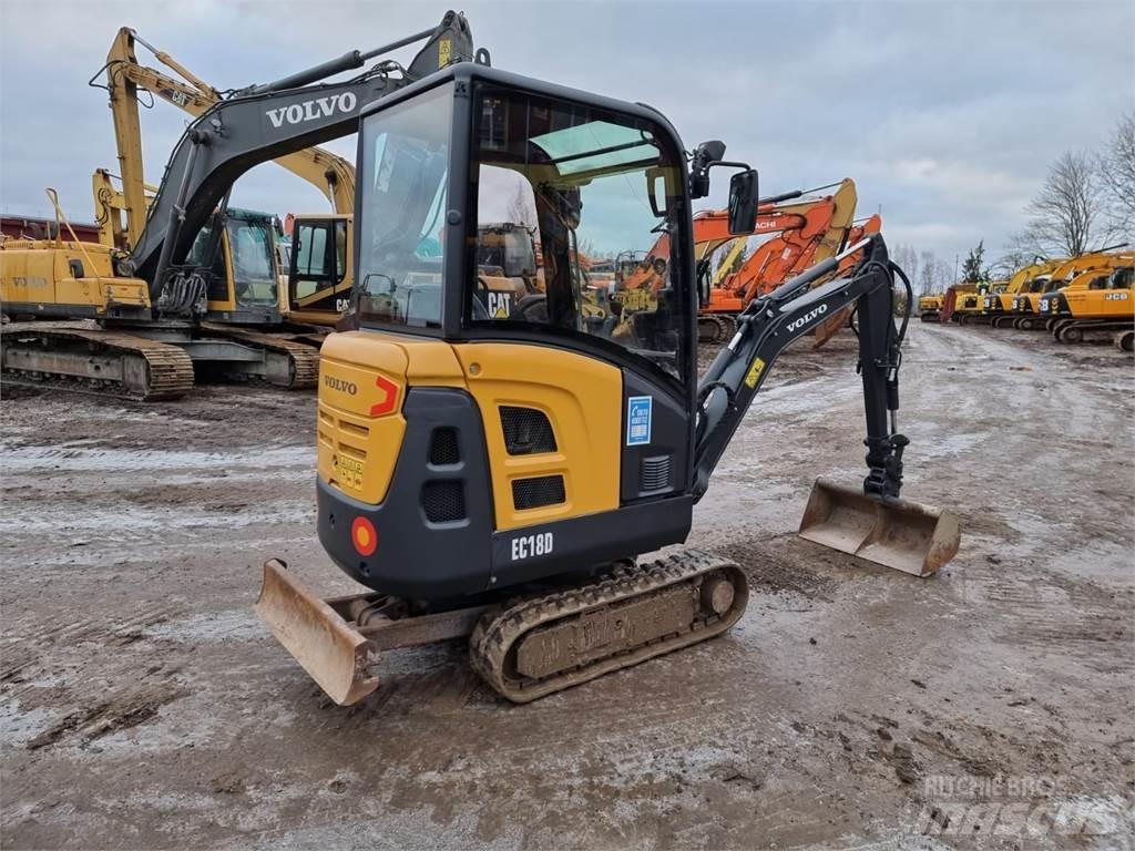 Volvo EC18D Мини екскаватори < 7 т
