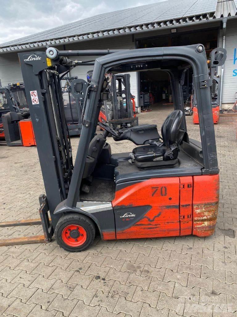 Linde E 16-02 Електрически вилични кари-повдигачи