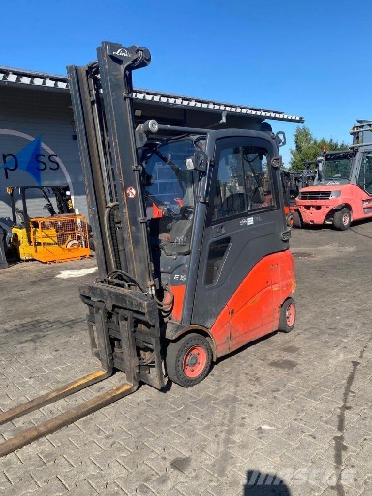 Linde E 16 PH-01 Електрически вилични кари-повдигачи