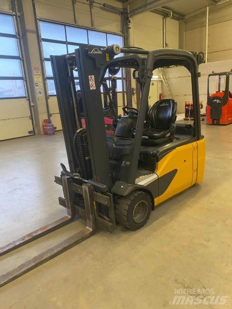 Linde E 18 L-02 Електрически вилични кари-повдигачи