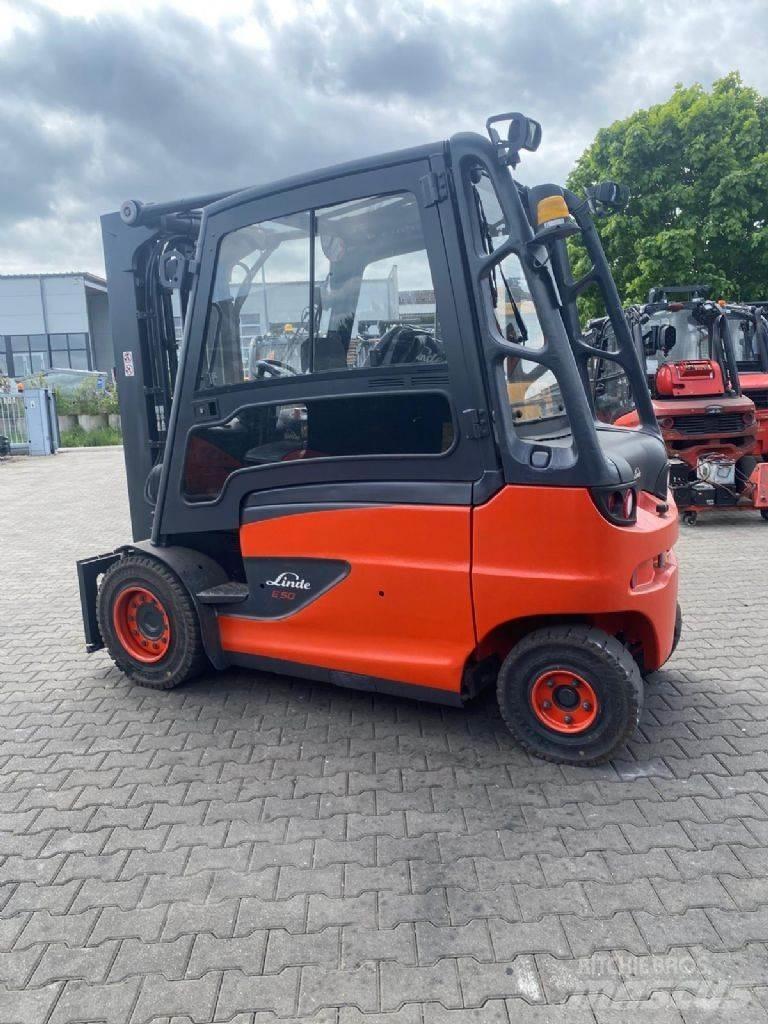 Linde E 50 HL-01 Електрически вилични кари-повдигачи