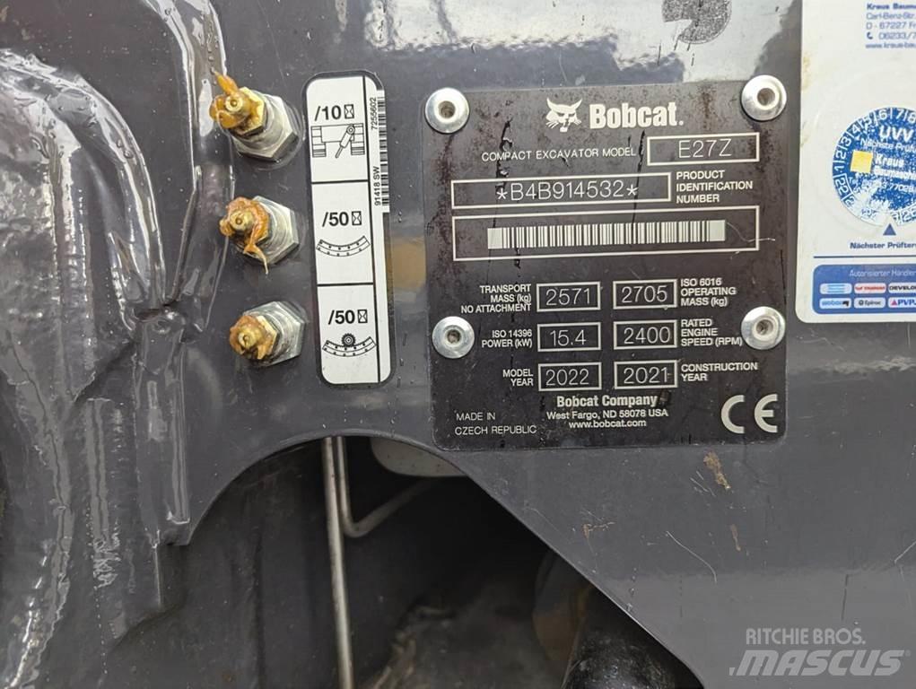 Bobcat E 27z Мини екскаватори < 7 т