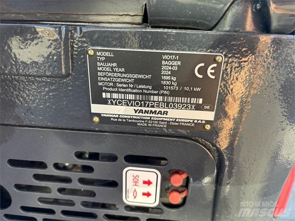 Yanmar ViO17 Мини екскаватори < 7 т
