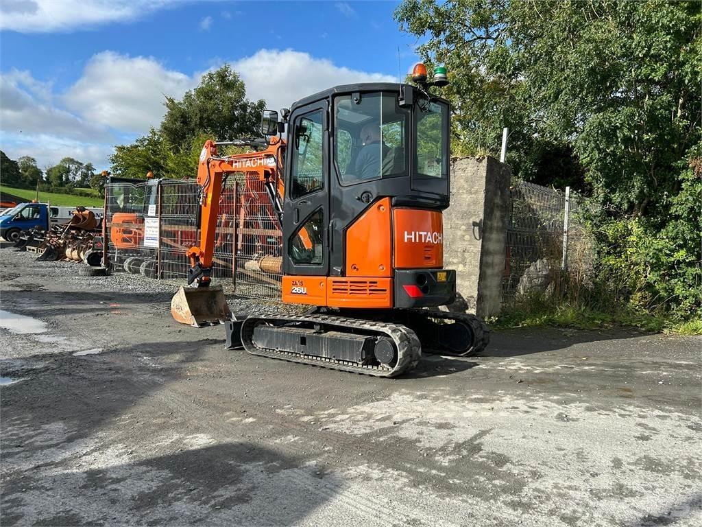 Hitachi 2019 ZX26U-6 Верижен екскаватор