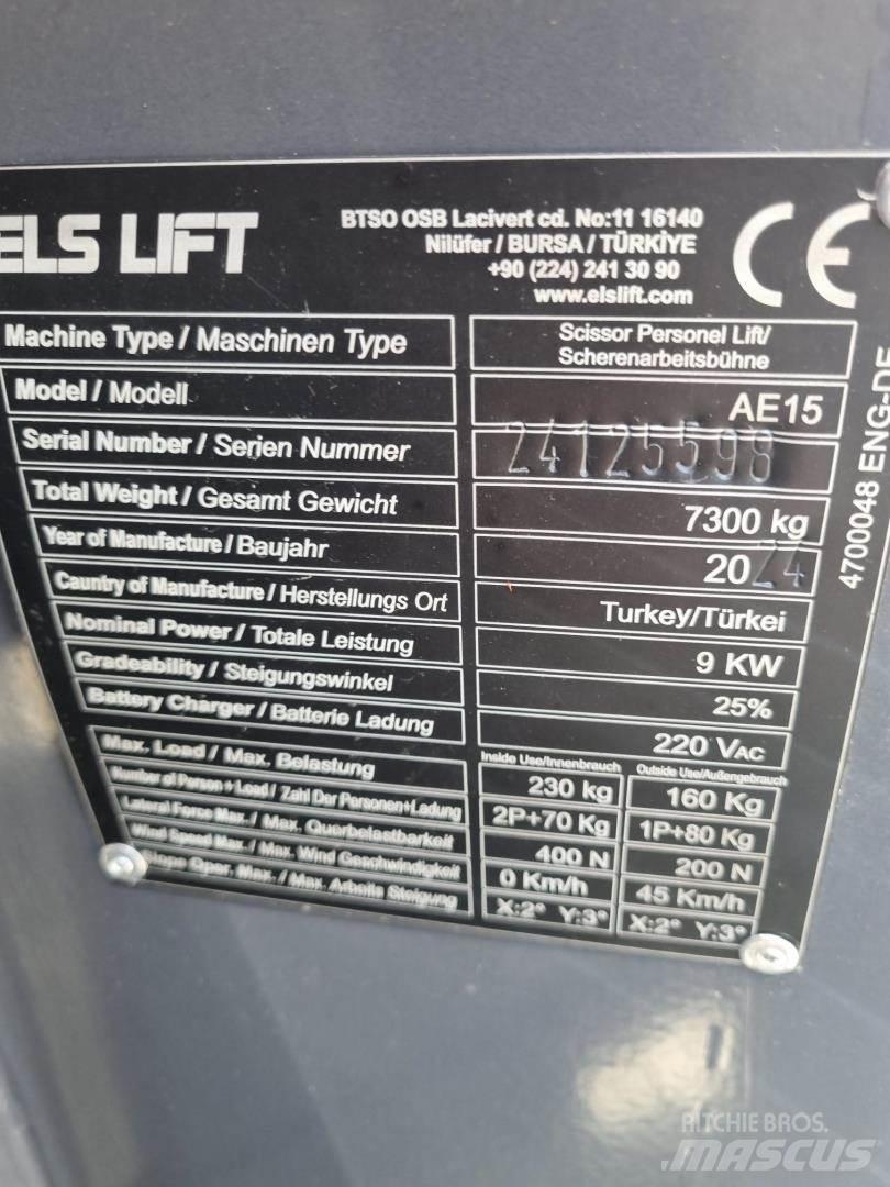 ELS LIFT AE15 Съчленени стрелови подемници