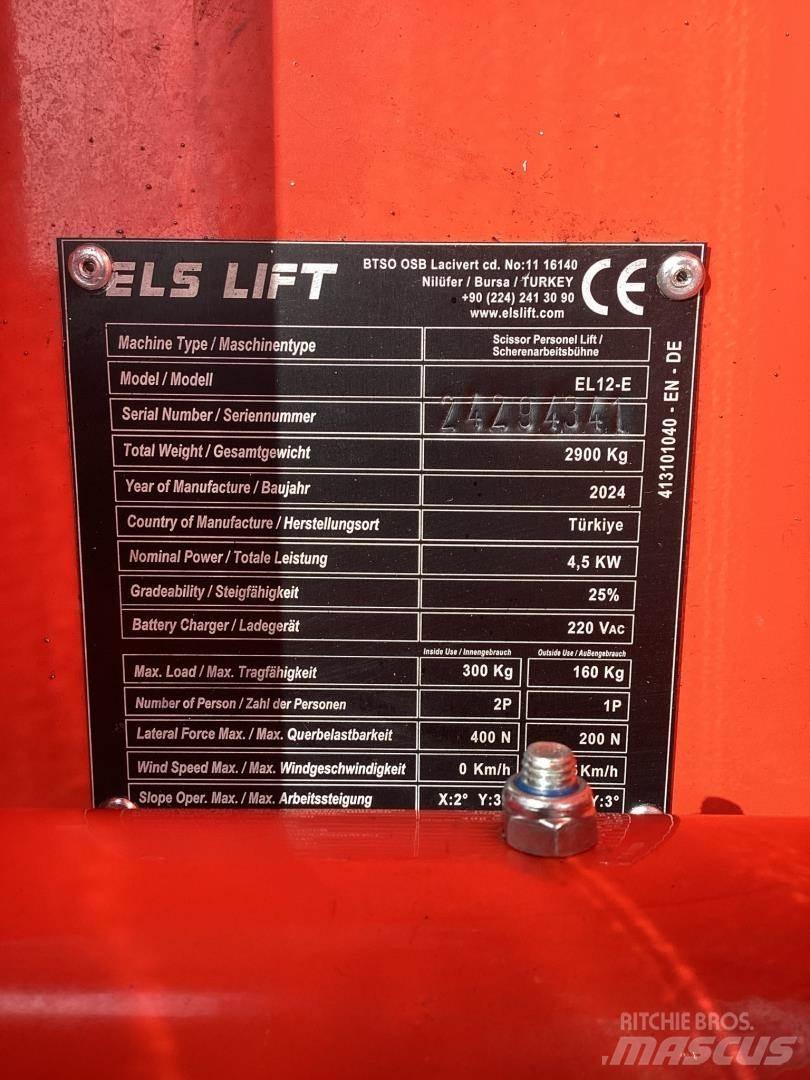 ELS LIFT EL12E Ножични работни платформи
