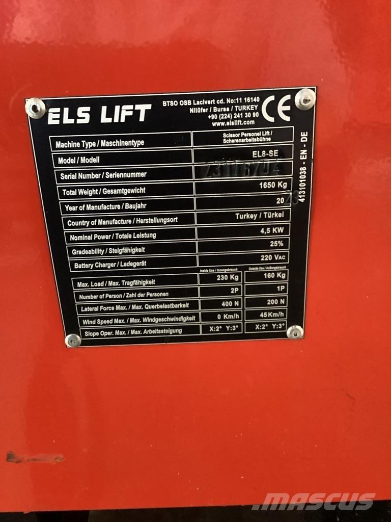 ELS LIFT EL8-SE Ножични работни платформи